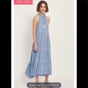 Roller Rabbit blue gingham Madlen Jannette dress
